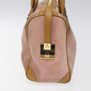 GUCCI Hand Bag Suede Pink Gold 000 0851 Auth ep8548-3