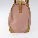 GUCCI Hand Bag Suede Pink Gold 000 0851 Auth ep8548-4