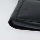 GUCCI Shoulder Bag Leather Navy Gold Auth ep8557-16