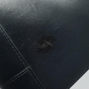 GUCCI Shoulder Bag Leather Navy Gold Auth ep8557-9