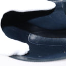 GUCCI Shoulder Bag Leather Navy Gold Auth ep8557-20