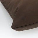 PRADA Tote Bag Canvas Brown Gold Auth ep8562-15