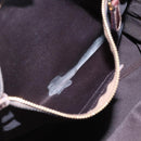 PRADA Tote Bag Canvas Brown Gold Auth ep8562-10