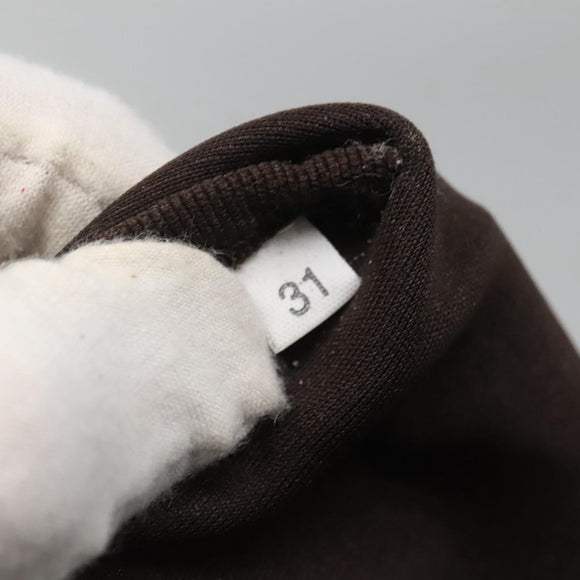 PRADA Tote Bag Canvas Brown Gold Auth ep8562