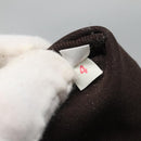 PRADA Tote Bag Canvas Brown Gold Auth ep8562-12