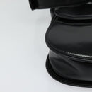 GUCCI Shoulder Bag Leather Black Gold Auth ep8582-8