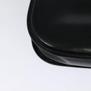 GUCCI Shoulder Bag Leather Black Gold Auth ep8582-16