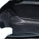 GUCCI Shoulder Bag Leather Black Gold Auth ep8582-20