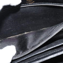 GUCCI Shoulder Bag Leather Black Gold Auth ep8582-12