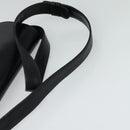 GUCCI Shoulder Bag Leather Black Gold Auth ep8582-7