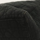 Christian Dior Canage Hand Bag Nylon Black Gold Auth ep8591-14