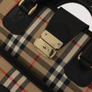 Burberrys Nova Check Garment Cover Canvas Beige Gold Auth ep8592-19