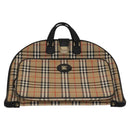 Burberrys Nova Check Garment Cover Canvas Beige Gold Auth ep8592-13