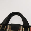 Burberrys Nova Check Garment Cover Canvas Beige Gold Auth ep8592-14