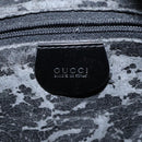 GUCCI Hand Bag Patent Leather Black Silver 000 1274 0505 Auth ep8594-18