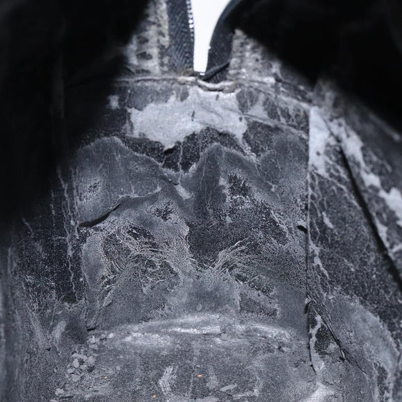 GUCCI Hand Bag Patent Leather Black Silver 000 1274 0505 Auth ep8594