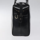 GUCCI Hand Bag Patent Leather Black Silver 000 1274 0505 Auth ep8594-3