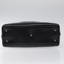 GUCCI Hand Bag Patent Leather Black Silver 000 1274 0505 Auth ep8594-5