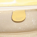 GUCCI Bamboo Chain Shoulder Bag Leather Yellow 001 115 1497 Auth ep8600-20