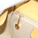 GUCCI Bamboo Chain Shoulder Bag Leather Yellow 001 115 1497 Auth ep8600-23