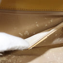 GUCCI Bamboo Chain Shoulder Bag Leather Yellow 001 115 1497 Auth ep8600-11