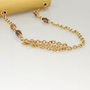 GUCCI Bamboo Chain Shoulder Bag Leather Yellow 001 115 1497 Auth ep8600-7