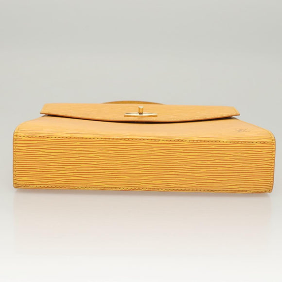 LOUIS VUITTON Epi Malesherbes Hand Bag Tassili Yellow Jonne M52379 Auth ep8616