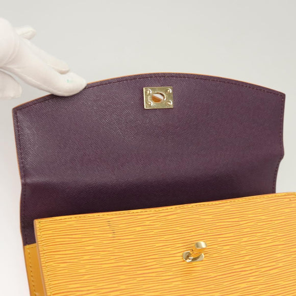 LOUIS VUITTON Epi Malesherbes Hand Bag Tassili Yellow Jonne M52379 Auth ep8616