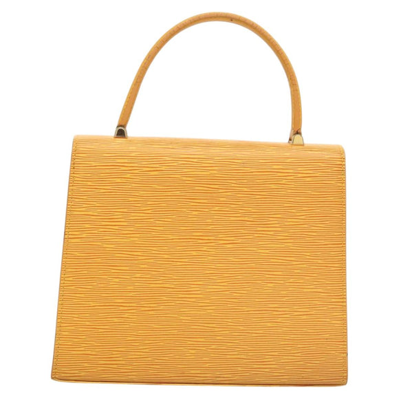 LOUIS VUITTON Epi Malesherbes Hand Bag Tassili Yellow Jonne M52379 Auth ep8616