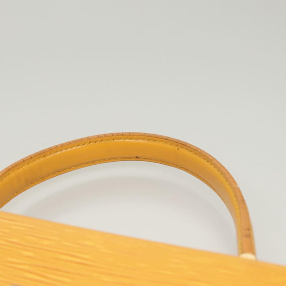 LOUIS VUITTON Epi Malesherbes Hand Bag Tassili Yellow Jonne M52379 Auth ep8616