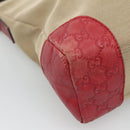 GUCCI Guccissima Shoulder Bag Canvas Beige 257301 Auth ep8622-15