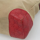 GUCCI Guccissima Shoulder Bag Canvas Beige 257301 Auth ep8622-16