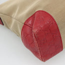 GUCCI Guccissima Shoulder Bag Canvas Beige 257301 Auth ep8622-17