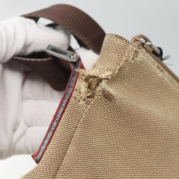 GUCCI Guccissima Shoulder Bag Canvas Beige 257301 Auth ep8622