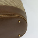 GUCCI Shoulder Bag Canvas Beige Gold Auth ep8623-16