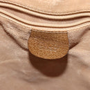 GUCCI Shoulder Bag Canvas Beige Gold Auth ep8623-17