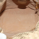 GUCCI Shoulder Bag Canvas Beige Gold Auth ep8623-10