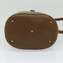 GUCCI Shoulder Bag Canvas Beige Gold Auth ep8623-5