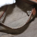 BOTTEGA VENETA INTRECCIATO Shoulder Bag Leather Brown Auth ep8637V-21