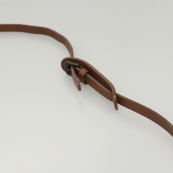 BOTTEGA VENETA INTRECCIATO Shoulder Bag Leather Brown Auth ep8637V