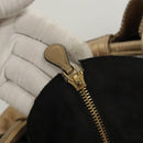 LOEWE Nappa Aire Anagram Hand Bag Leather Gold Tone Auth ep8639-10