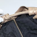 LOEWE Nappa Aire Anagram Hand Bag Leather Gold Tone Auth ep8639-21