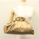 LOEWE Nappa Aire Anagram Hand Bag Leather Gold Tone Auth ep8639-23