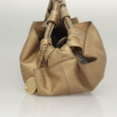 LOEWE Nappa Aire Anagram Hand Bag Leather Gold Tone Auth ep8639-3