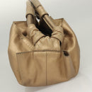 LOEWE Nappa Aire Anagram Hand Bag Leather Gold Tone Auth ep8639-4