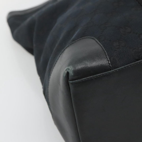 GUCCI GG Canvas Sherry Line Hand Bag Black White 002 1098 3444 Auth ep8642