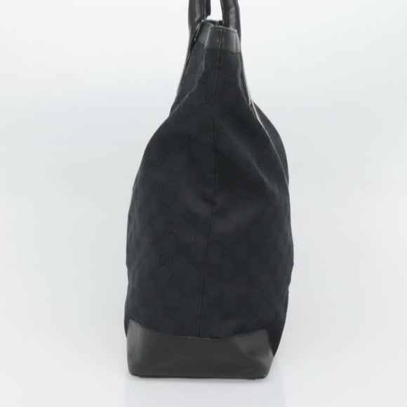 GUCCI GG Canvas Sherry Line Hand Bag Black White 002 1098 3444 Auth ep8642