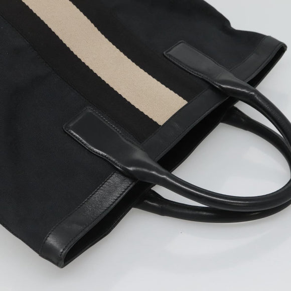 GUCCI GG Canvas Sherry Line Hand Bag Black White 002 1098 3444 Auth ep8642