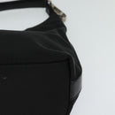GUCCI Hand Bag Nylon Black Silver 000 0601 Auth ep8657-14