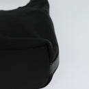 GUCCI Hand Bag Nylon Black Silver 000 0601 Auth ep8657-16